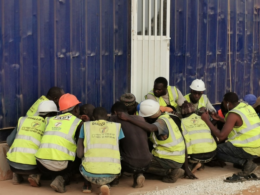 Establishment of a work base in Kirène