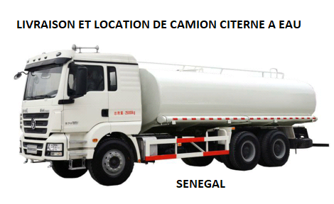 Water tanker Sale and delivery of water in Conakry and everywhere in Guinea